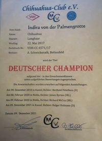 Indira Deutscher Champion